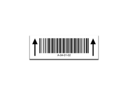 Magnetische Schilder mit Barcode