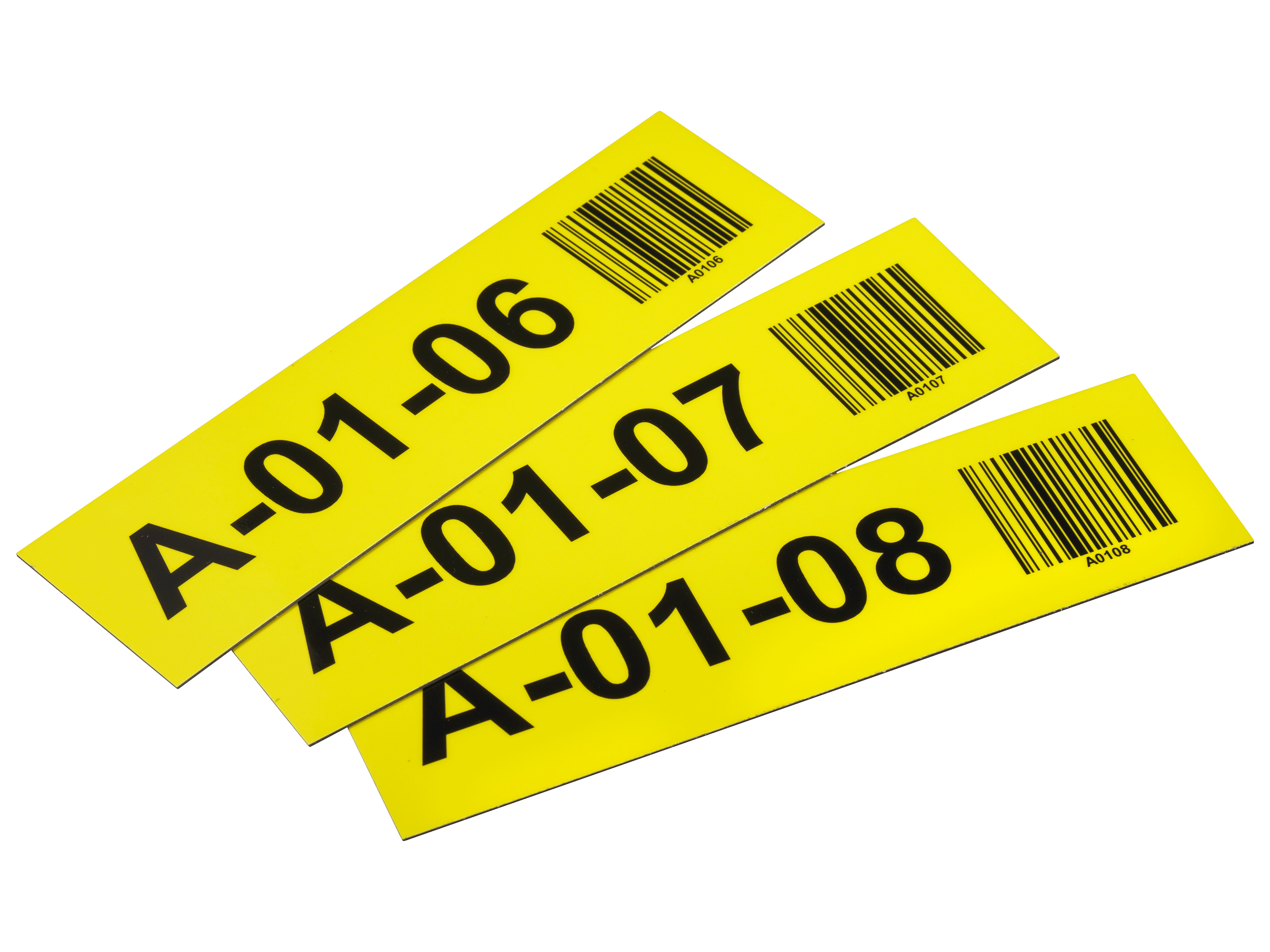 Kiwistar Magnetschild Security Gestreift - 30x8 Cm Gelb, Magnetisch, Wiederverwendbar Für Auto & Tür